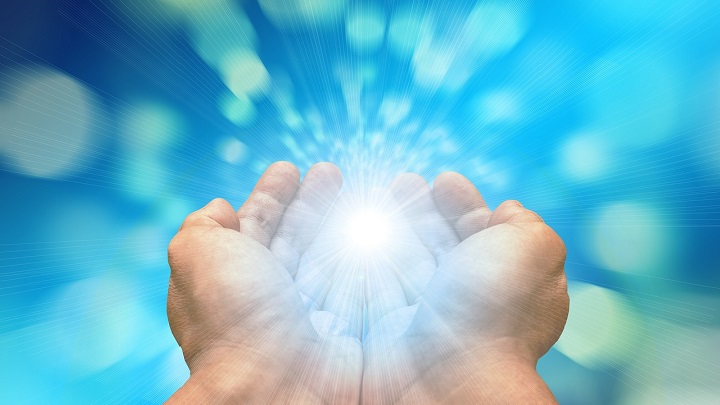 Healende h&aelig;nder (billede)